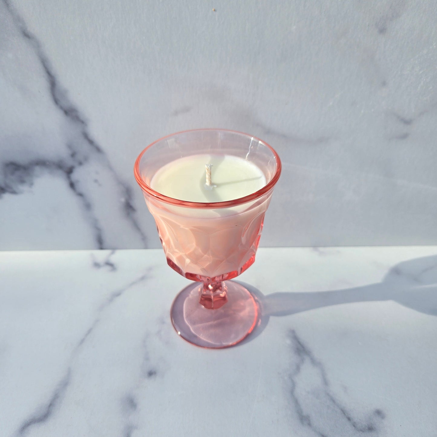 Noritake Perspective Pink Goblet 1969