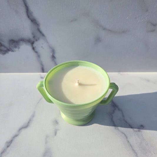 Hazel Atlas Green Moderntone Sugar 1930s-1940s