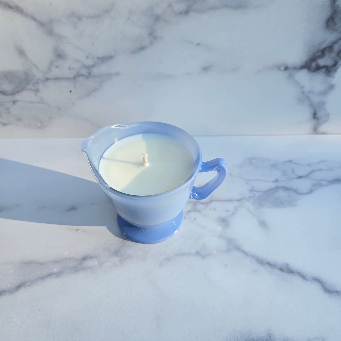 Anchor Hocking Blue Creamer 1938
