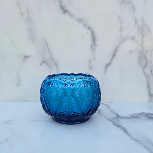 Smith Blue Valtec Rose Bowl 1960s
