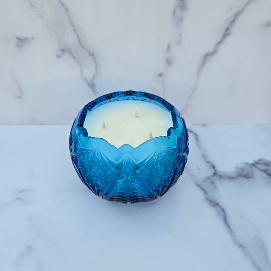 Smith Blue Valtec Rose Bowl 1960s