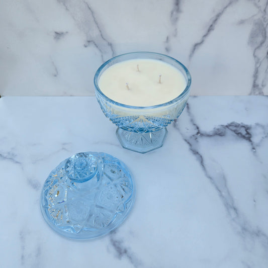 Imperial Light Blue Eastern Star Candy Dish 1965-1972