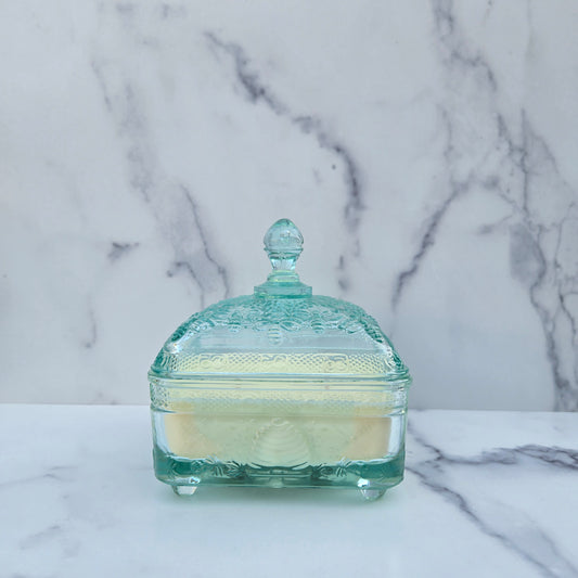 Tiara Aquamarine Honey Dish 1991