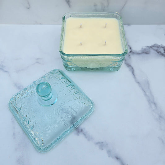Tiara Aquamarine Honey Dish 1991