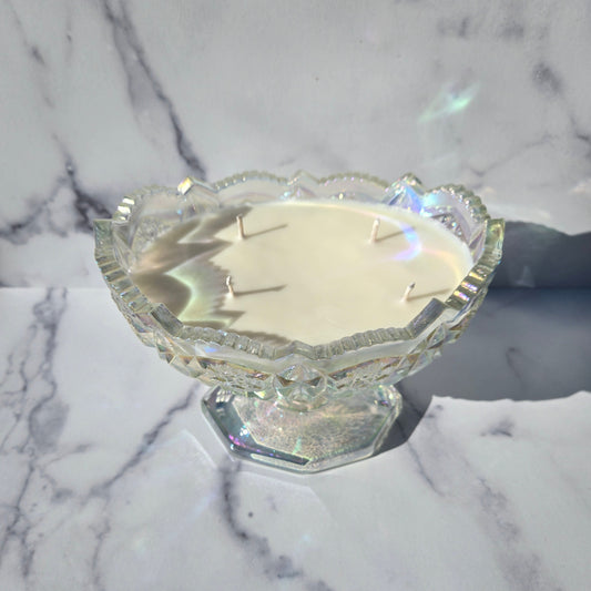 Smith Crystal Lustre Toltec Bowl 1980s