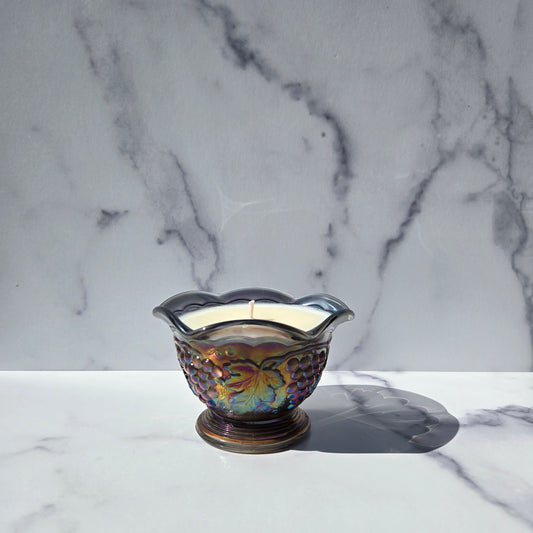 Imperial Blue Carnival Sauce Bowl 1960s