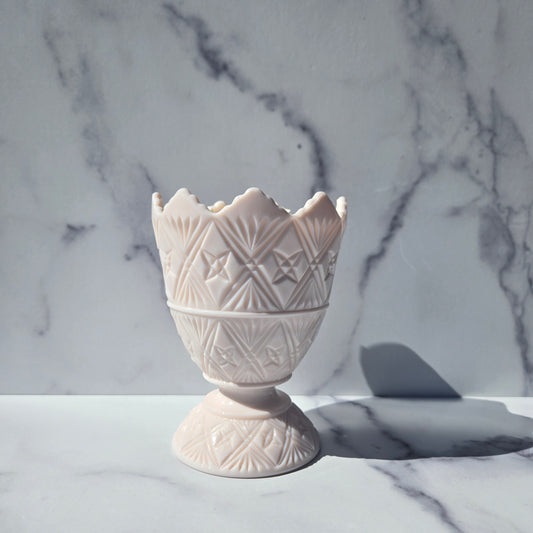 Napco by Jeannette Shell Pink Compote 1957-1959