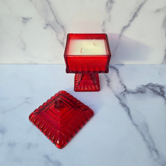 Jeannette Red Small Wedding Box 1970s