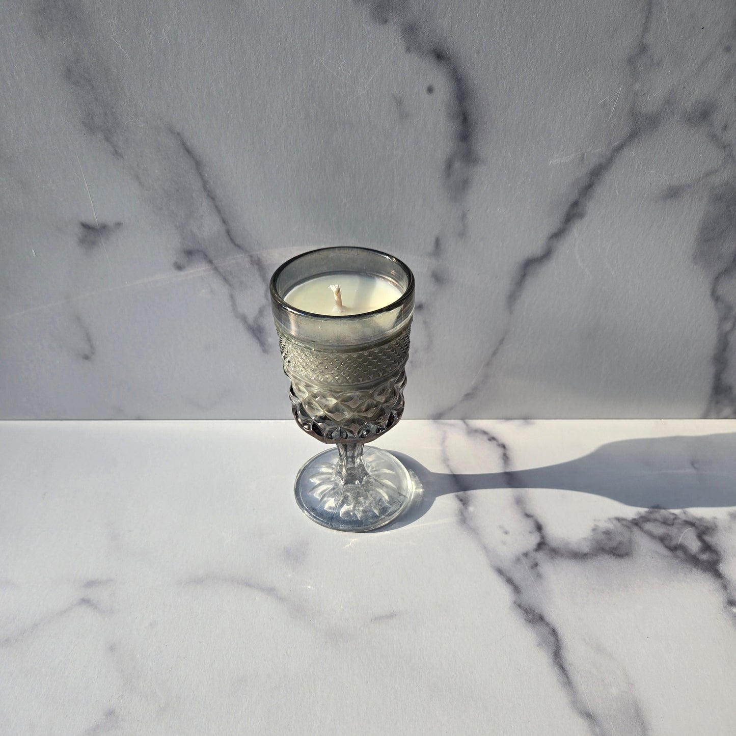 Anchor Hocking Smoke Wexford Wine Glass 1960s