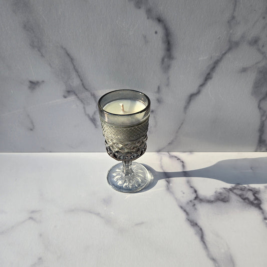 Anchor Hocking Smoke Wexford Wine Glass 1960s