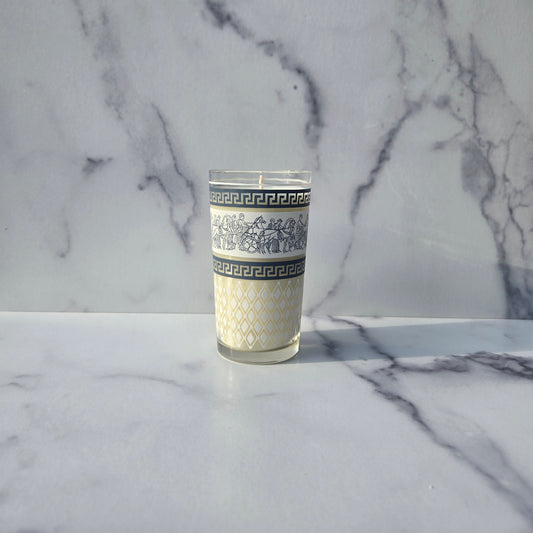 Jeannette Blue and White Patrician Tumbler 1960s