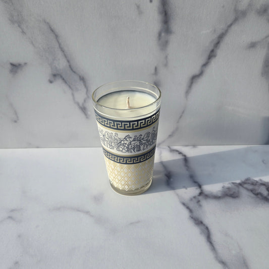 Jeannette Blue and White Patrician Tumbler 1960s