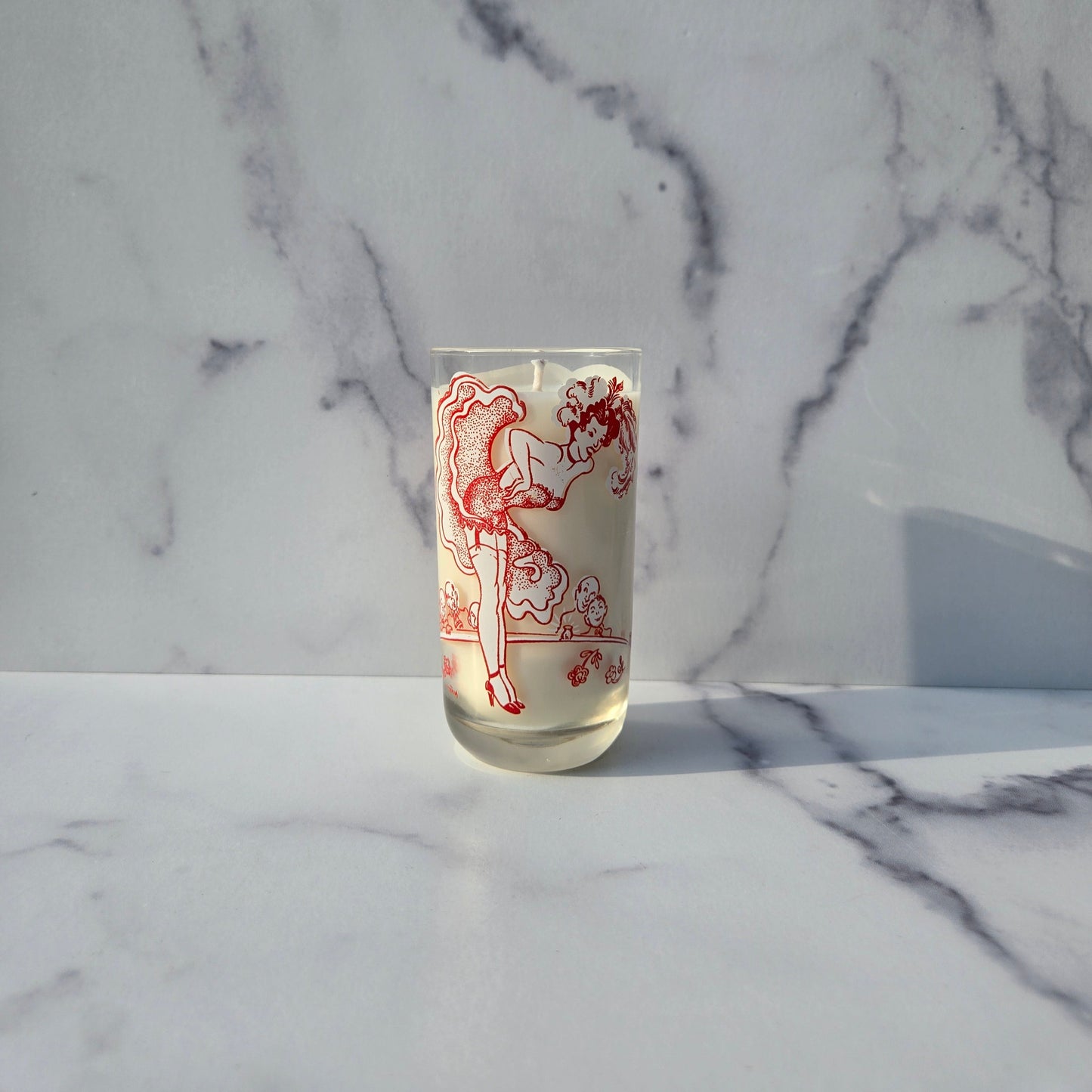 Hazel Atlas Sing A Song TA, RA, RA, BOOM-TE-AY Tumbler 1950s
