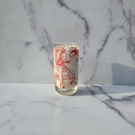 Hazel Atlas Sing A Song TA, RA, RA, BOOM-TE-AY Tumbler 1950s