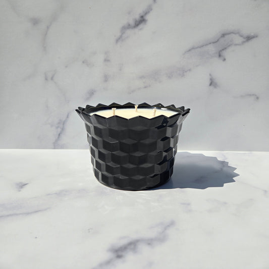 Whitehall Black Colony Block Potpourri Bowl