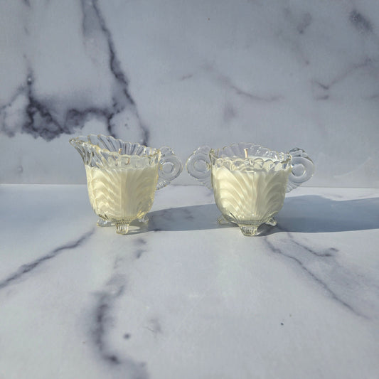 Cambridge Clear Caprice Creamer & Sugar 1936-1945