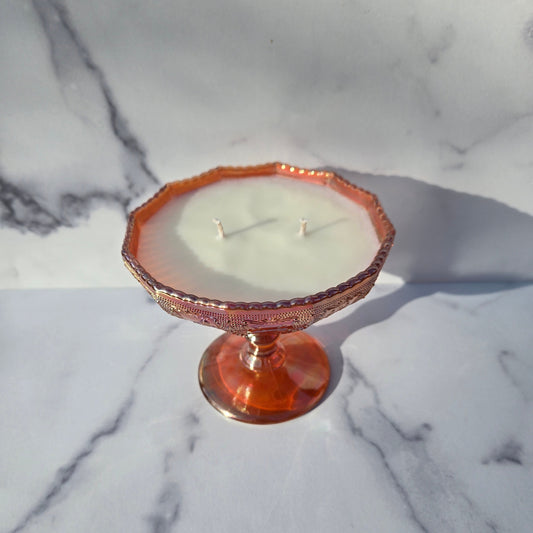 Imperial Marigold Zodiac Compote 1960s