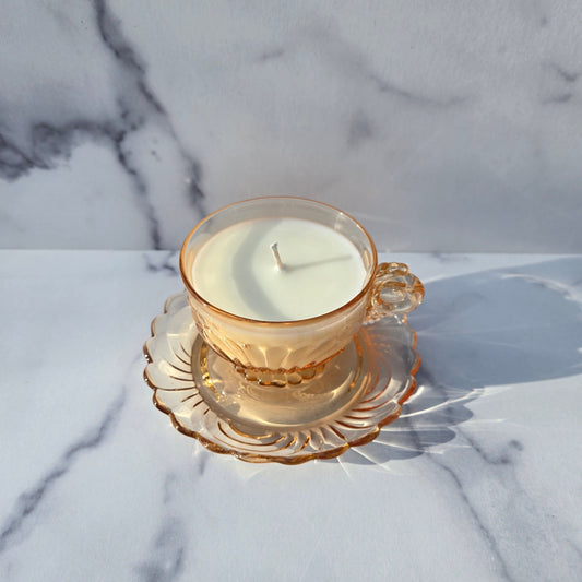 Cambridge Mocha Caprice Cup and Saucer 1936-1943