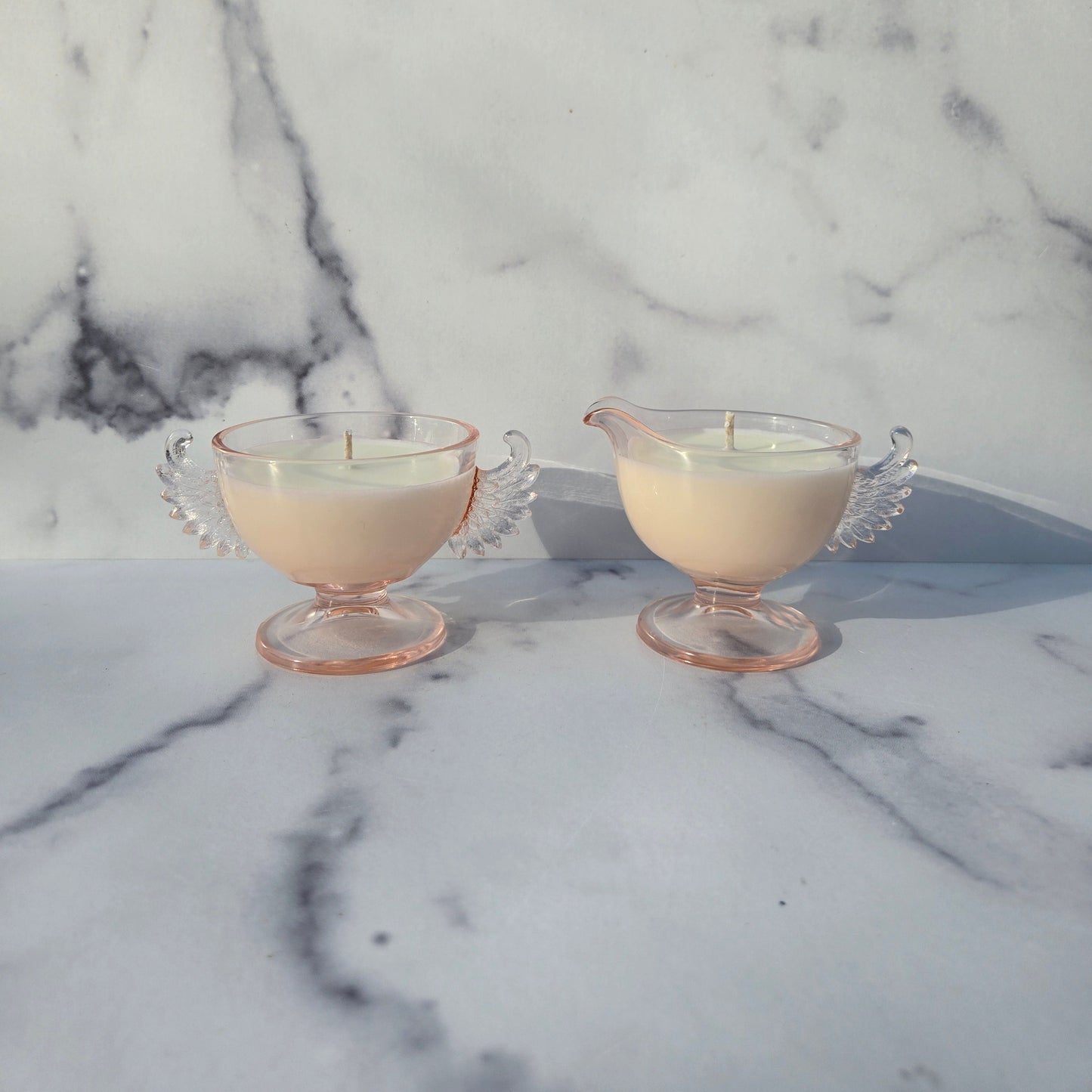 Westmoreland Pink #100 Creamer & Sugar 1930s