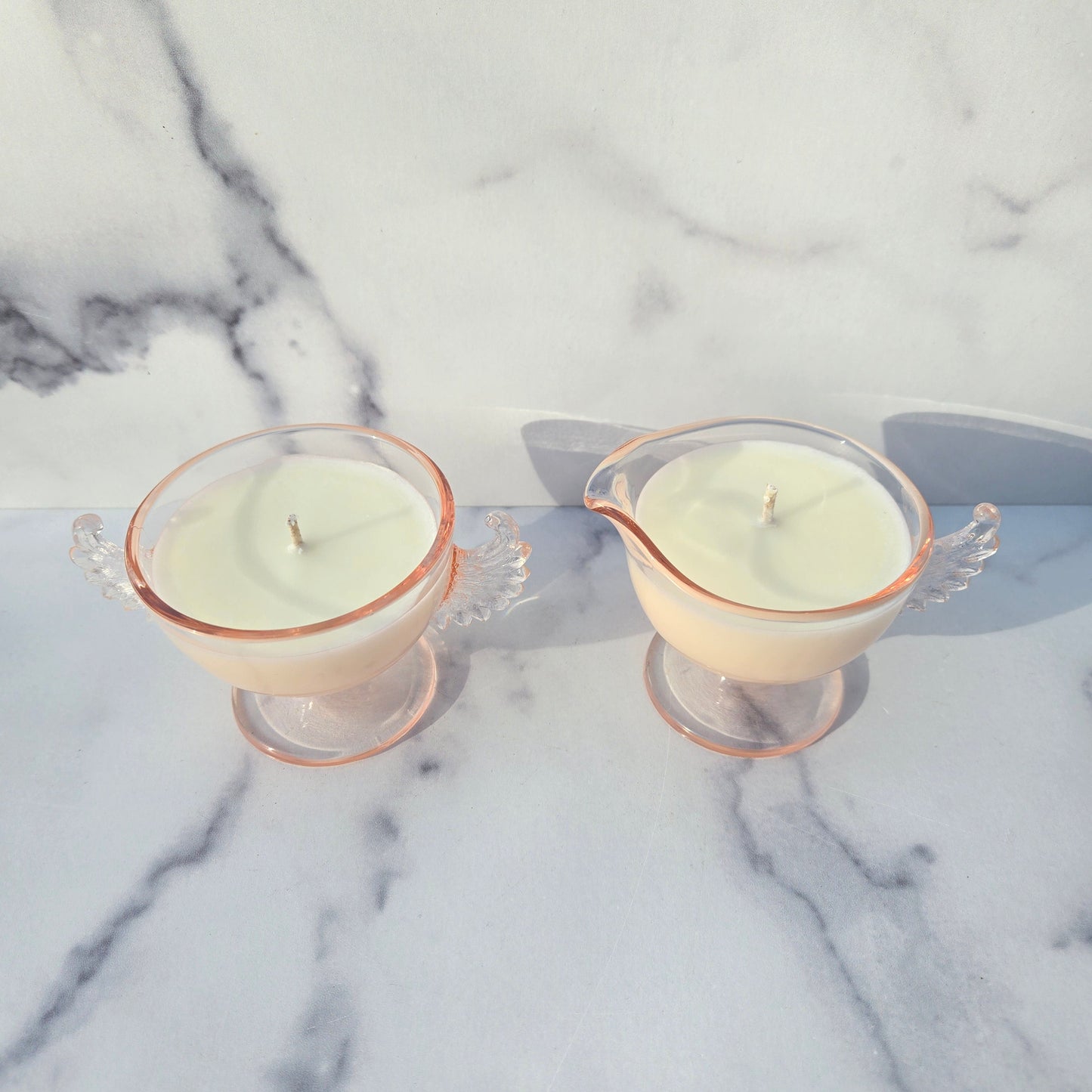 Westmoreland Pink #100 Creamer & Sugar 1930s