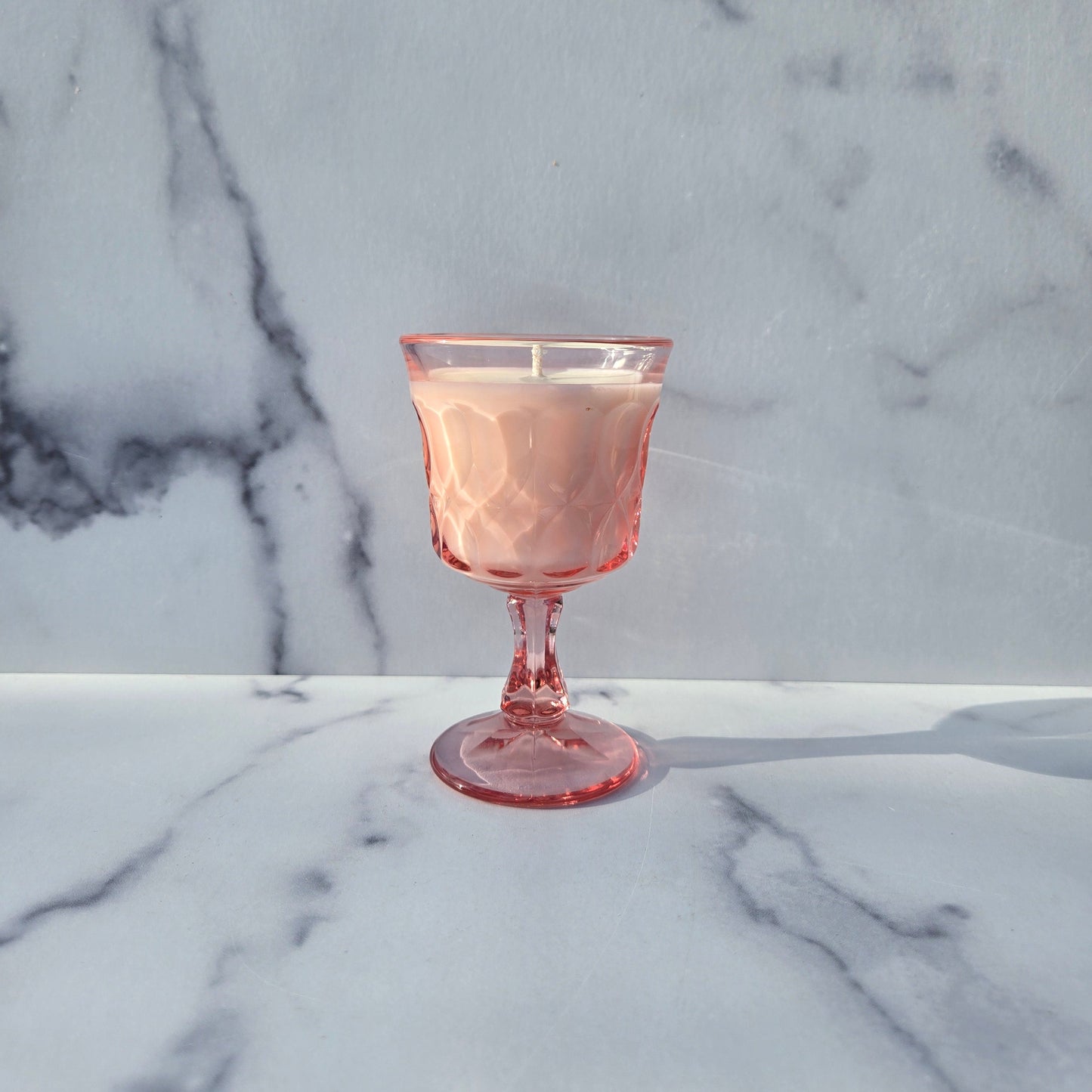Noritake Perspective Pink Goblet 1969