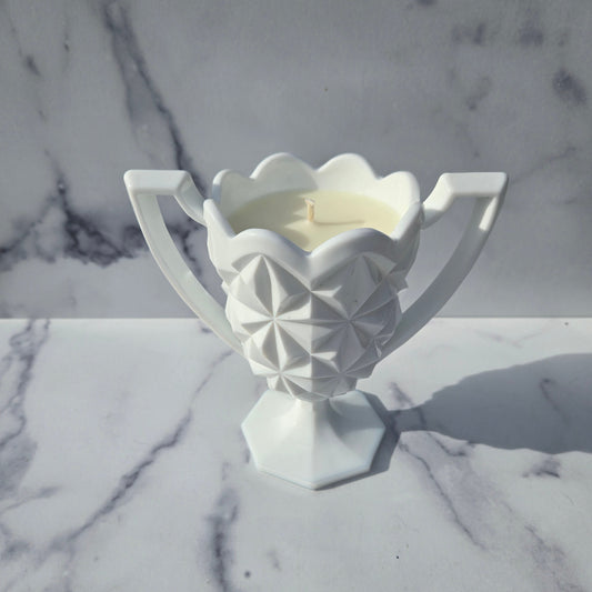 Indiana Milk Glass Monticello Celery Vase 1970s