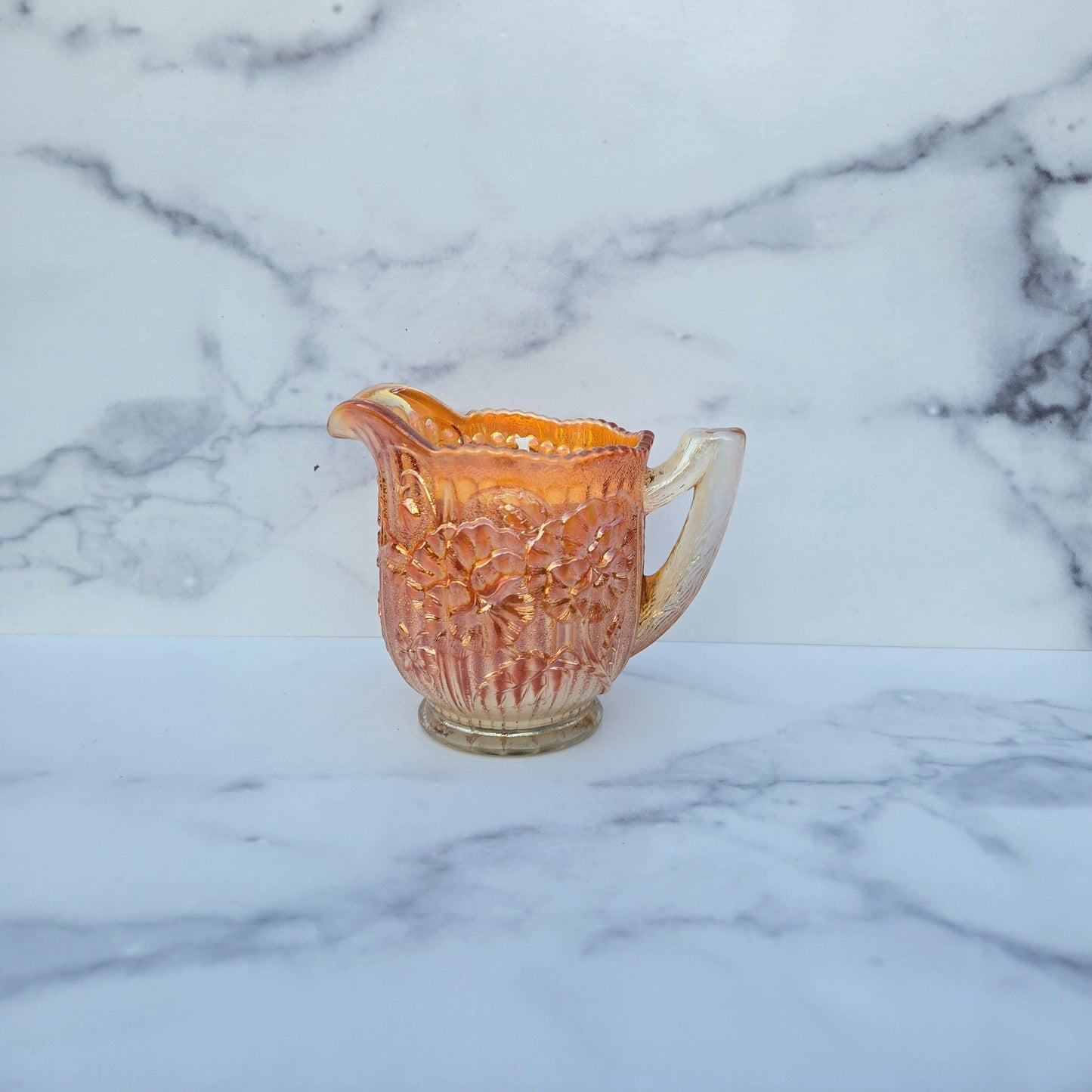 Imperial Marigold Pansy Creamer 1910