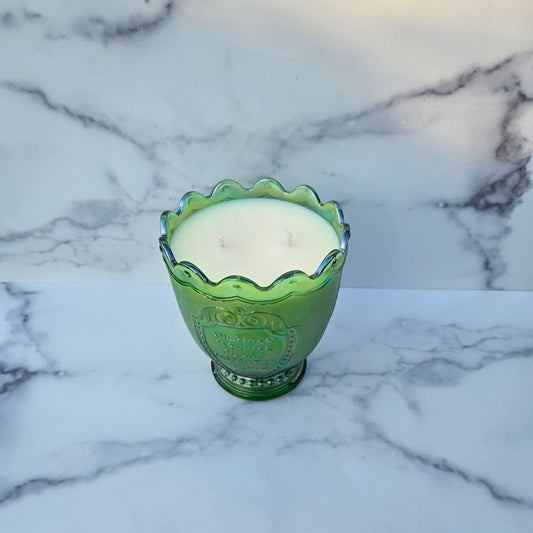 Imperial Green American Carnival Glass Association Souvenir Spooner 1970