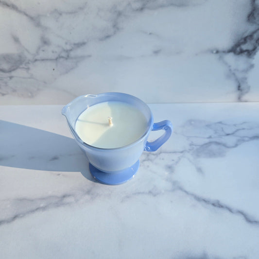 Anchor Hocking Blue Creamer 1938