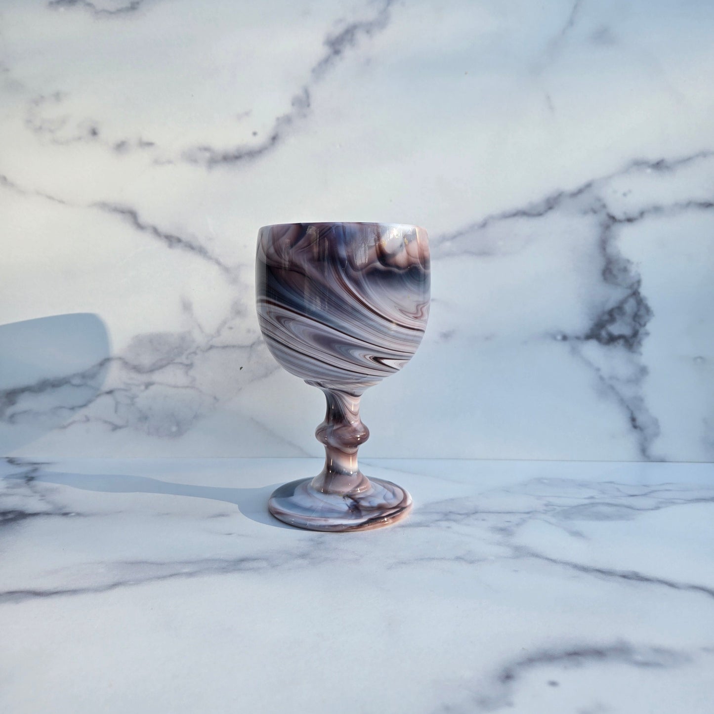 Imperial Purple Slag Hoffman House Goblet 1962-1967