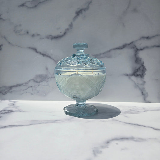 Imperial Light Blue Eastern Star Candy Dish 1965-1972