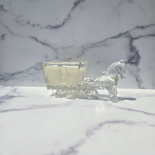 Jeannette Clear Horse Drawn Carriage 1950s