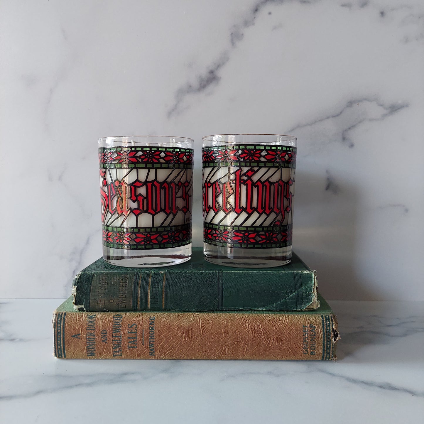 Houze "Seasons Greetings" Old Fashioned 1970s